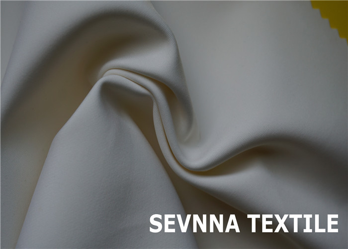 Nylon Screen Printing Double Knit Jersey Fabric , Solid Bodysuits Lightweight Knit Fabric