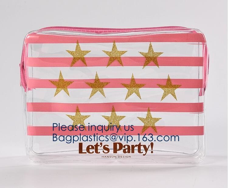 EVA High Quality Holographic neon New Design Custom PVC Jelly Bag Cosmetic Custom Make up Bag for Women BAGEASE PACKAGE