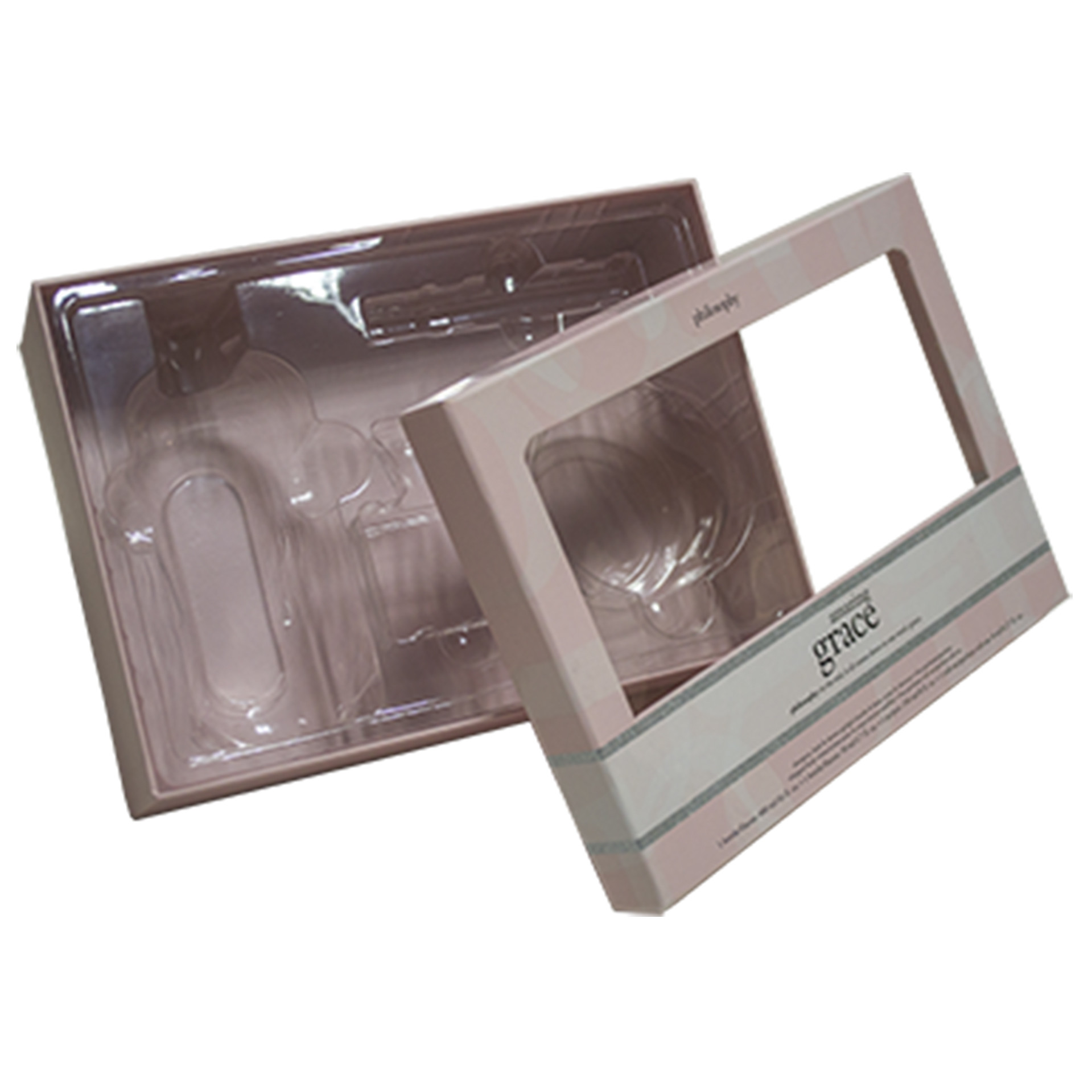 4C Cosmetic Gift Box Packaging Sliding / Match With Paper Palette