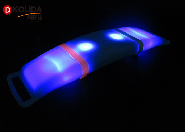 Silicon Led Wristband Safety Night Sports Usb Rechargeable Led Flashing Armband