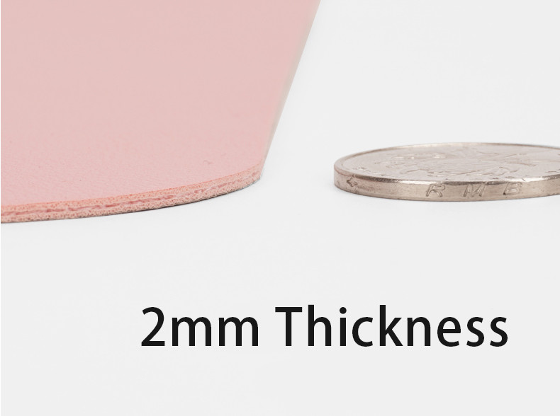 Lightweight PU Leather Mouse Pad Large Promotional Gift Computer Accessories