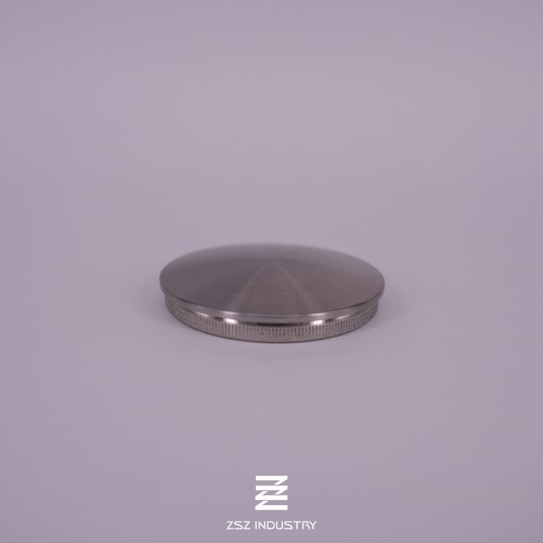 Dome Balustrade End Caps 8mm Height 42.4 X 2.0mm Mounting Satin / Mirror Surface