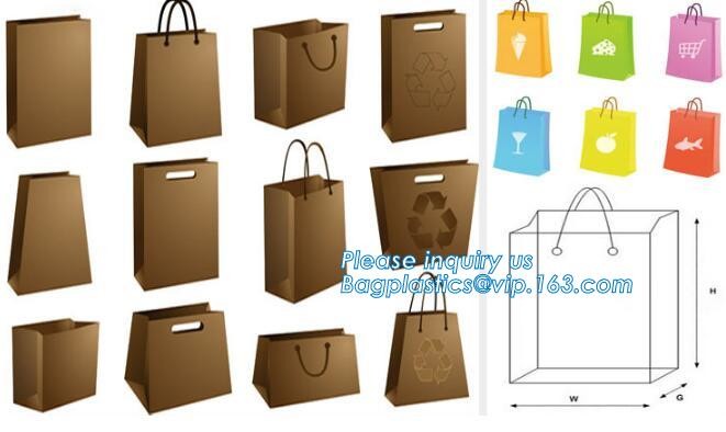 Customized Printed Luxury Paper Shopping Bag Custom Colored Wedding