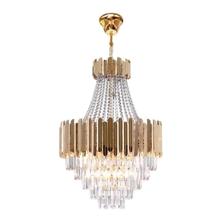 Hight Quality Large European Gold Traditional Crystal Chandelier For Hotel Project
