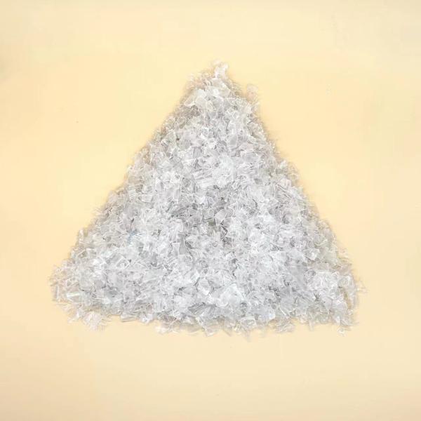 White Color RPET Bottle Flakes 3A Grade 100% Recycled