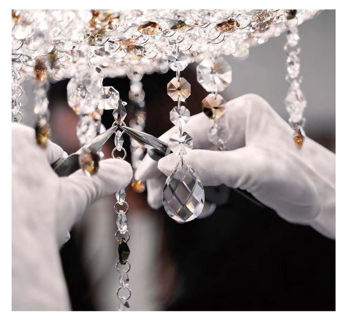 Egyptian Italian Style Light Luxury Crystal Chandelier Living Room High End Villa Hotel Restaurant Pengdant Light