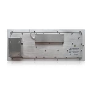 106 Keys Medical Membrane Switch Keyboard Trackball Front Panel Mounting