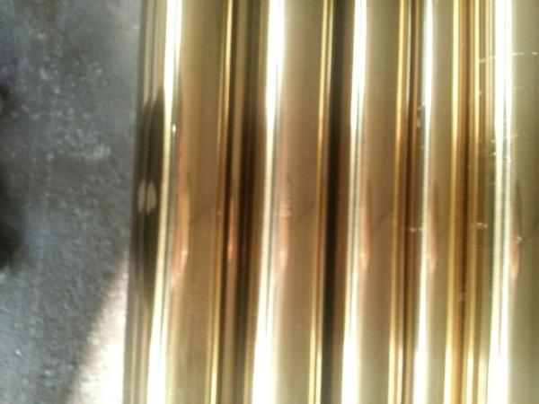 Foshan Manufacturer Ti color stainless steel pipes tubes in different metal