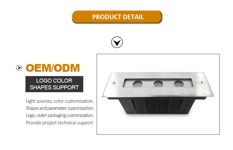 Buried Recessed Waterproof Underground Light DC 24V LED Outdoor Garden Lights