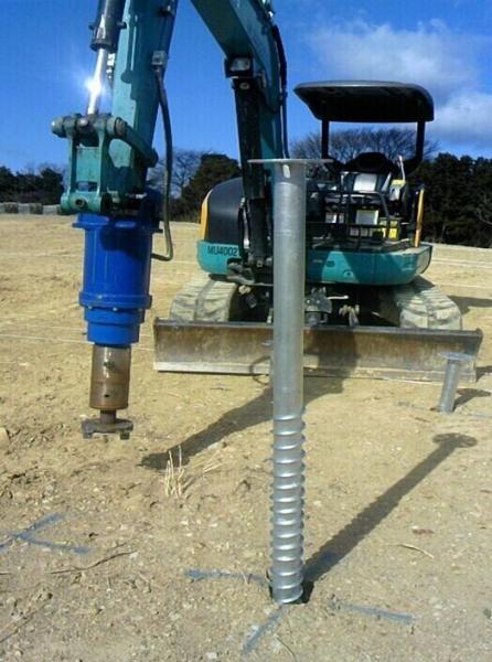 Photovoltaic engineering drill hydraulic auger drilling equipment used on