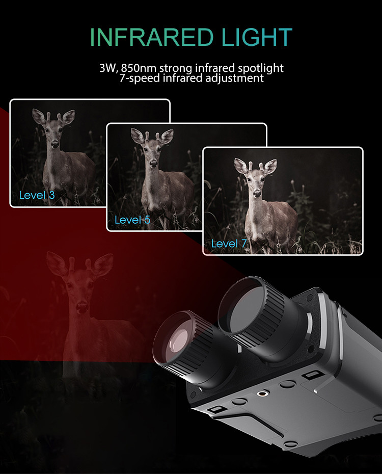 5X Zoom Real Night Vision Binoculars Hunting Digital Camera