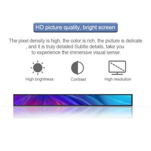 Bar Type Tft Stretched Bar Lcd Display Module Shelf Supermarket Shelf Label 23.1