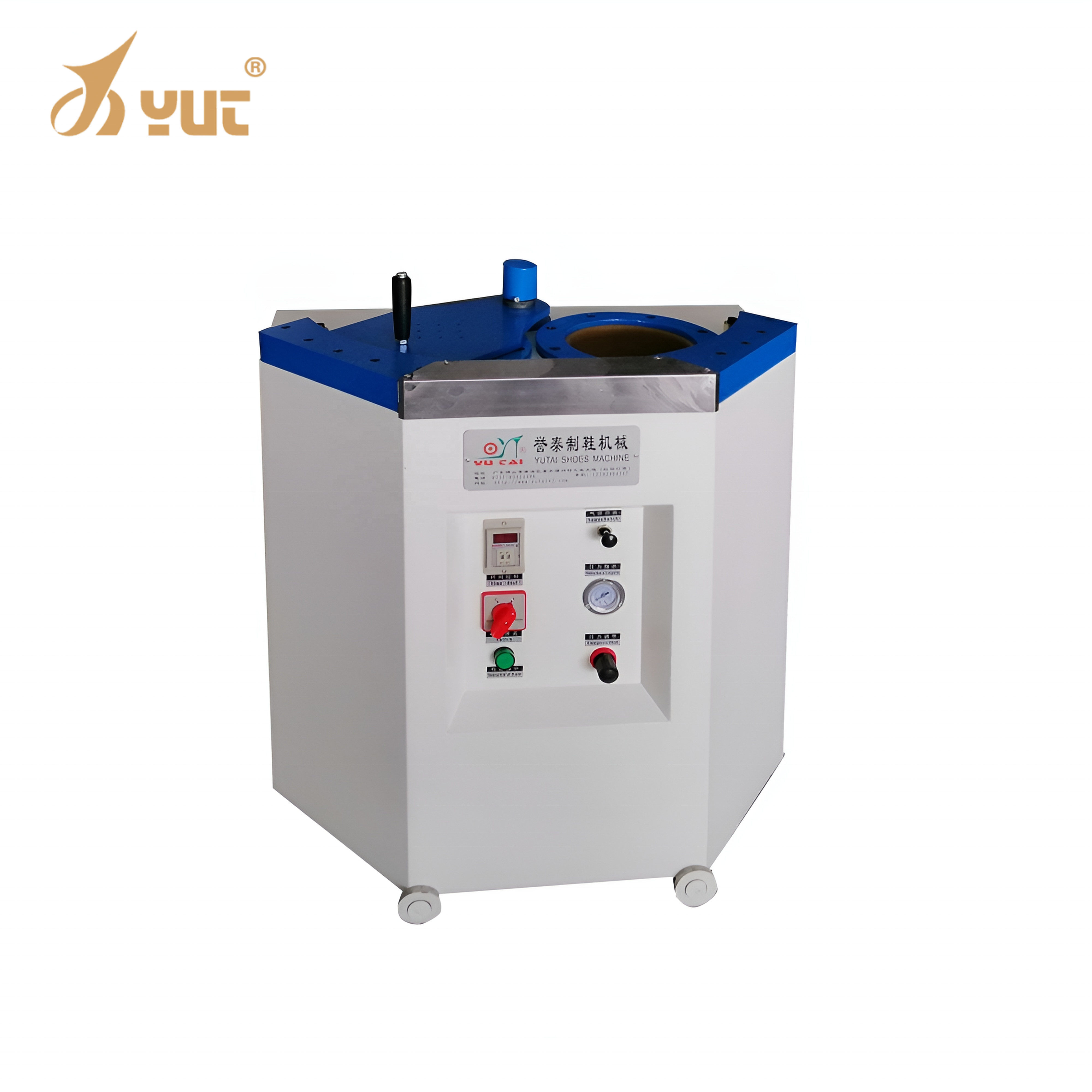 YT-2006 Barrel Type Air Bag Sole Press Machine Footwear Pressing Machine Sole Attaching Machine