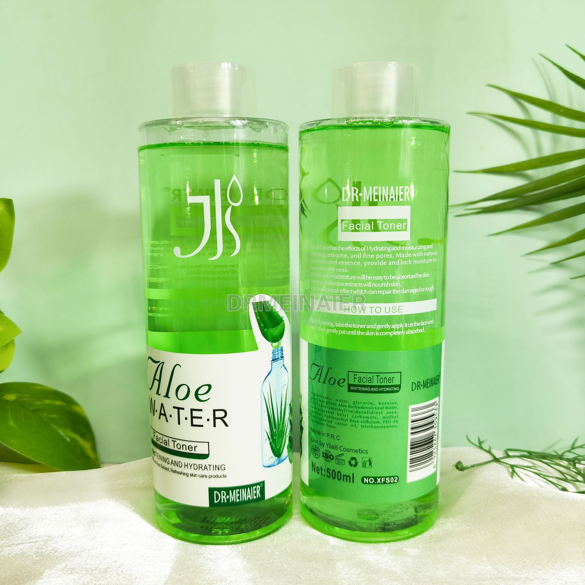 High Quality 500ml Organic Moisturizing and Whitening Facial Toner Refreshing Face Water for Adults