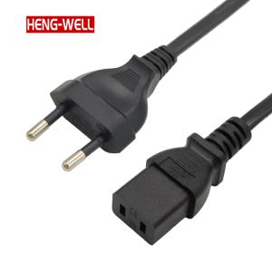  2.5A Eu Power Cord with 250V IEC C9 Connector 2 Pin Power Extension Cords for Home Appliance for Hotel &amp; Kitchen Use Manufactures
