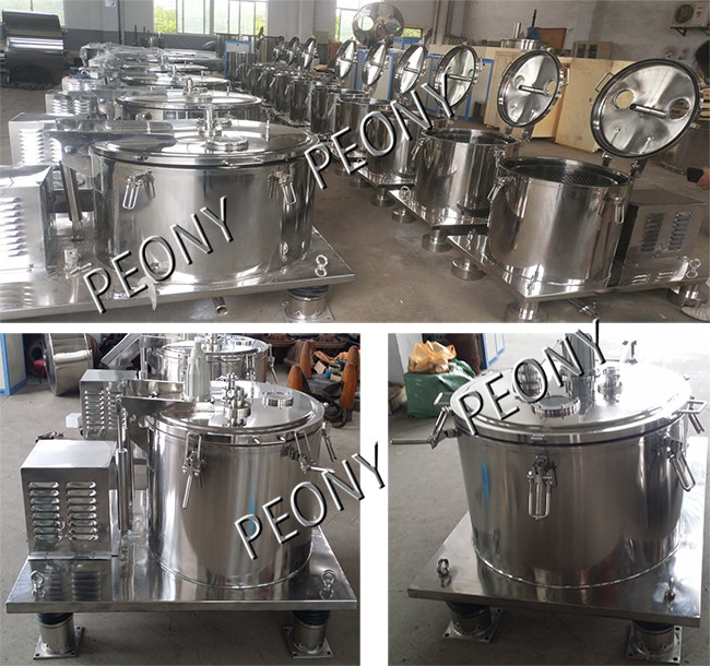 Plate Top Discharge Basket Type Centrifuge , Solid Liquid Separation PPTD