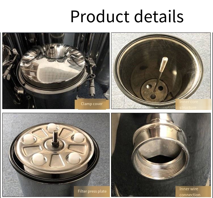 62KG Weight Wide Micron Range Stainless Steel Bag Filter Housing for Food Beverage Shops