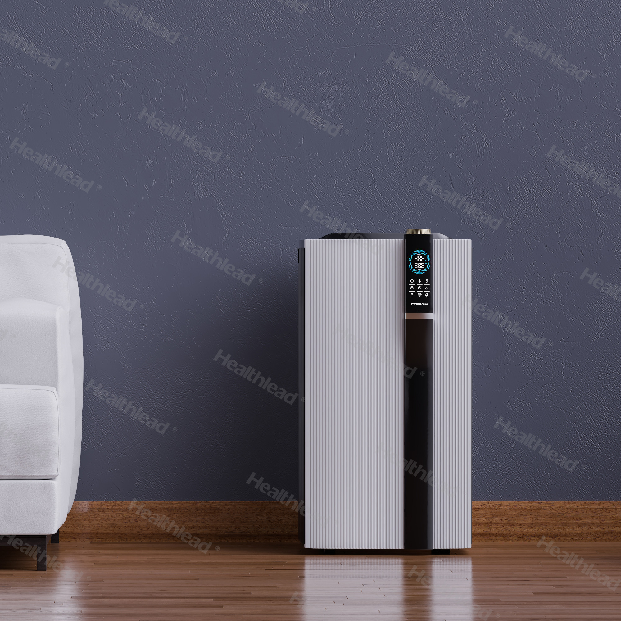 Remove 99.97% Dust Smoke Pollen Smart Air Purifier EPI960 For H13 HEPA