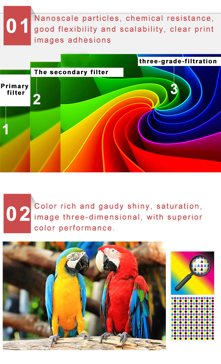 250ML No Plug UV Printer Ink Low Smell Led Uv Curable Ink For Epson R330 L800 L805
