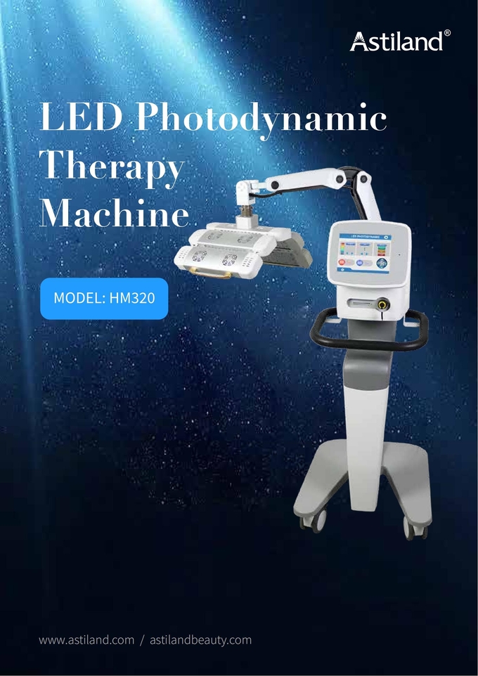 Professional 300W Standing LED Light Therapy Machine for Photodynamic Skin Rejuvenation and Acne Treatment