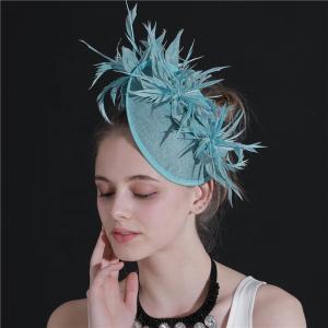  Shipping DHL UPS FEDEX EMS TNT Sinamay and Feather Fascinator for Event Party Supplies Manufactures
