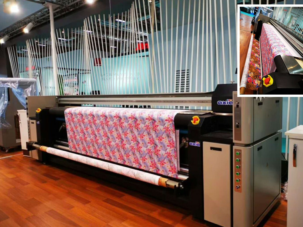 1800DPI 3.2m Digital Fabric Printers Flag Textile Printer