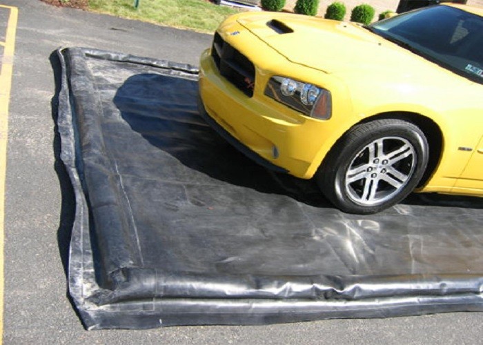 Water Reclamation System Inflatable Car Wash Mat Water Containment Inflatable Wash Pads