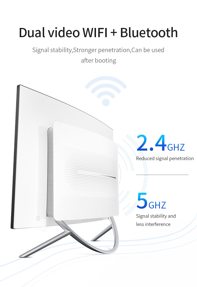 Signal Stability SSD 240G 27 Inch AIO PC Micro Edge Thin 3mm