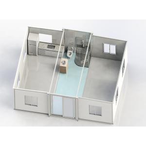 Aluminum Window 20ft Expandable Container House Customization Modular Structure