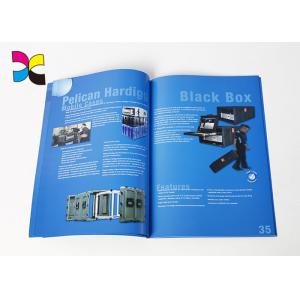 Soft Cover Custom Magazine Printing C2S Glossy Perfect Binding Propaganda