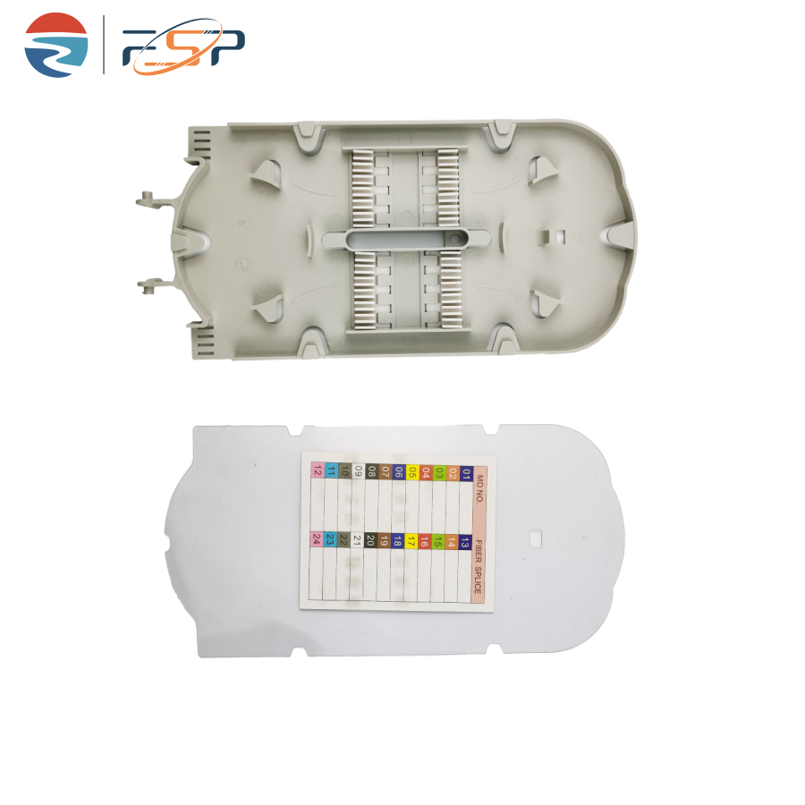 24 Core Fiber Optic Splice Distribution Closure Tray for FTTX Networks in ODN Network