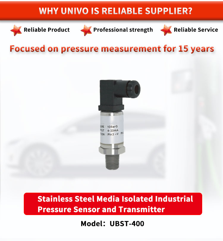 Long-lasting UNIVO UBST-400Y Tank Water Level Sensor for Extreme Pressure Conditions