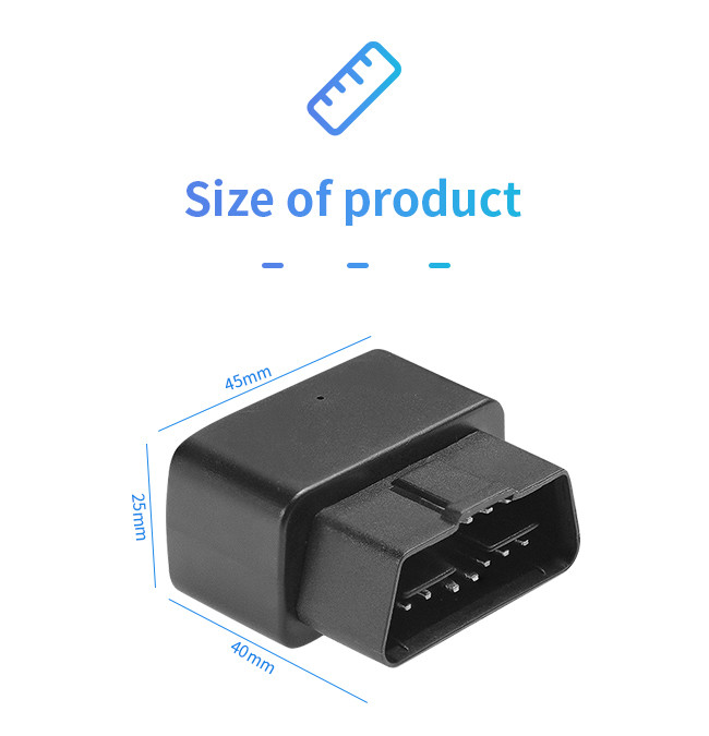 Dual Mode Car GPS Locator OBD Interface Beidou 9-45V