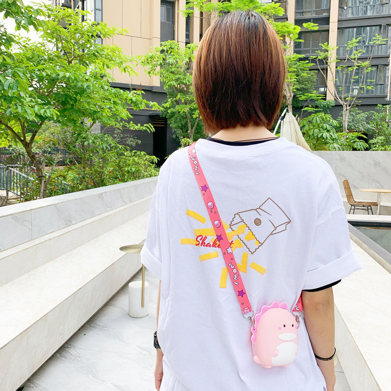 Little Girls Boys Purse Bag Toddler Crossbody Bag Dinosaur Crossbody Purse For Kids Pop Purse Bag Pencil Pouch Case Bag