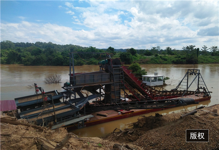 100m3/H Bucket Chain Gold Dredger Large Scale Mining Machine