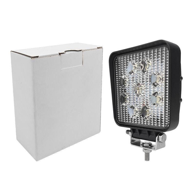 27W White Flood Tractor Light LED Work Light with Switch