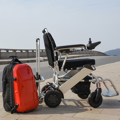 Folding Portable Lithium Battery Powered Wheelchair 6km/h