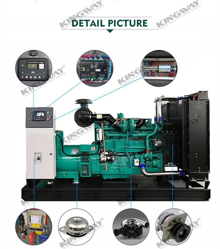 KingWay Manufactory three phase 50HZ 1500rpm open and silent diesel generators