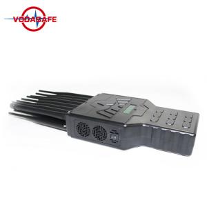 12000mAh 25m Radius VHF UHF Portable Signal Jammer