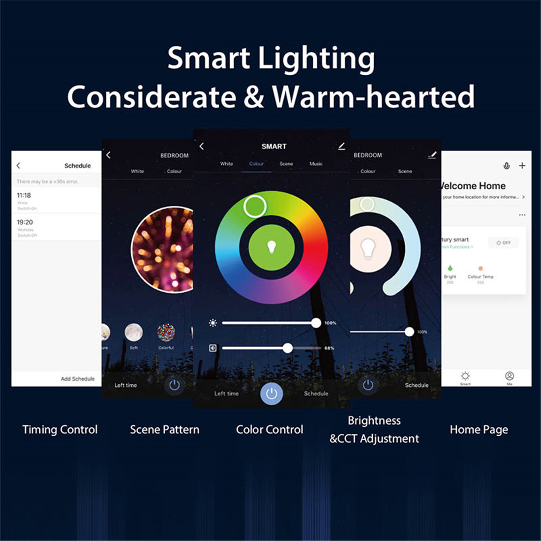 GU10 Wi-Fi LED Intelligent Bulb RGB+CCT