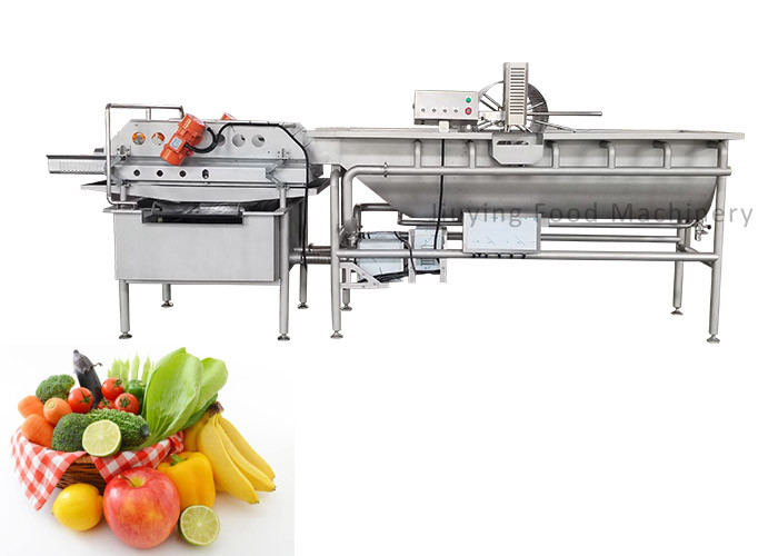 Automatic Vegetable Fruit Washing Machine For Farms Beverage Factory