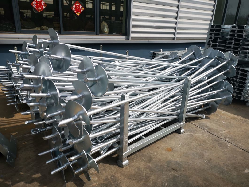 Helical Anchor Screw Piles Solar Photovoltaic Brackets