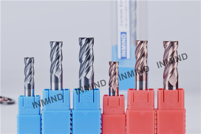 6 Flute High Performance End Mills , Solid Carbide Cnc Milling Cutters