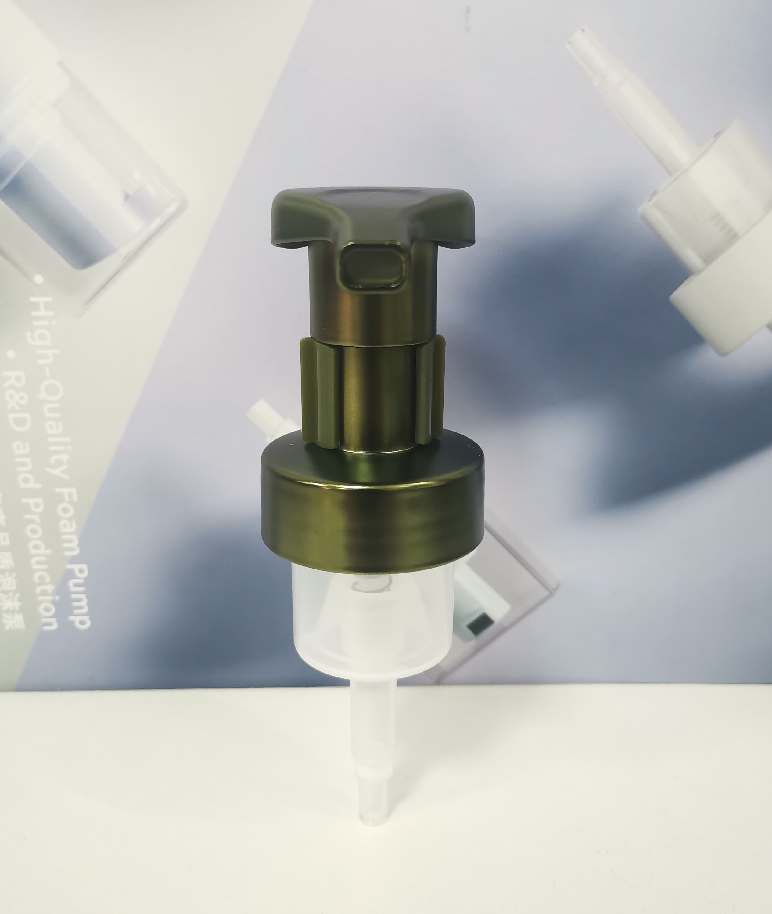 0.8cc Plastic Foam Bottle Dispenser With 43/410 Specification