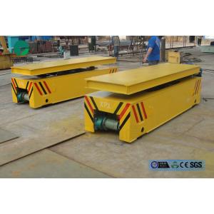 China steel box beam structure hydraulic lifting table rail transport trolley on sale