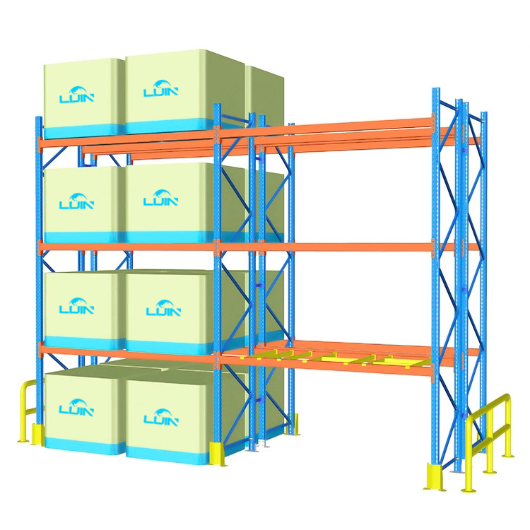 Custom Logo Lock Pins Style Heavy Duty Storage Racks / Warehouse Storage Shelves