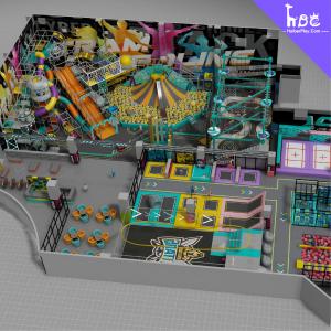  Custom Indoor Playground Equipment with Slides and Climbing Walls Manufactures