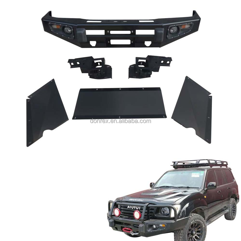 Customized Steel Car Bodykit Bull Bar Front Bumper for Toyota LC100