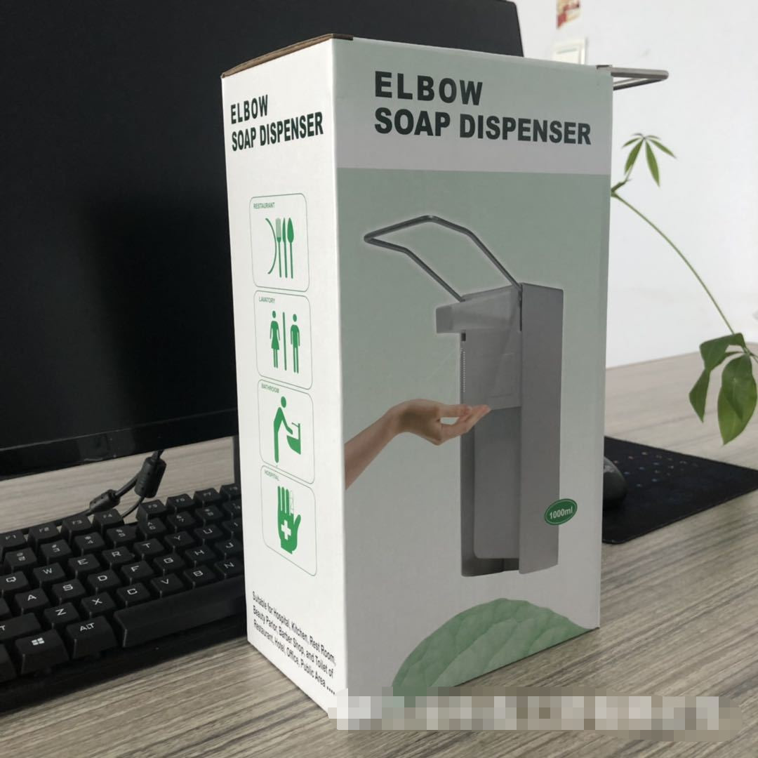 Wall Mount Elbow Press Pump Manual Type Soap Dispenser