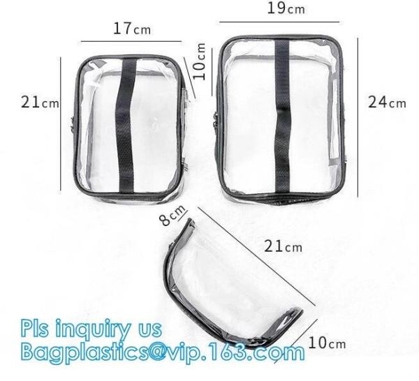 Make up beauty cosmetic bag travel pvc zipper bag for travel cosmetic packaging,